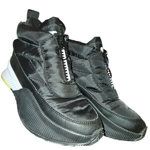 Sorel Women’s Winter Boots Black Insulated Zip Snow Ankle Boots